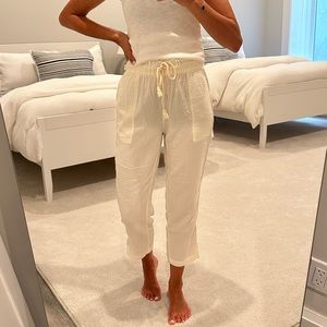 Madewell Lightestspun Beach Cover-Up Pants - size xs.